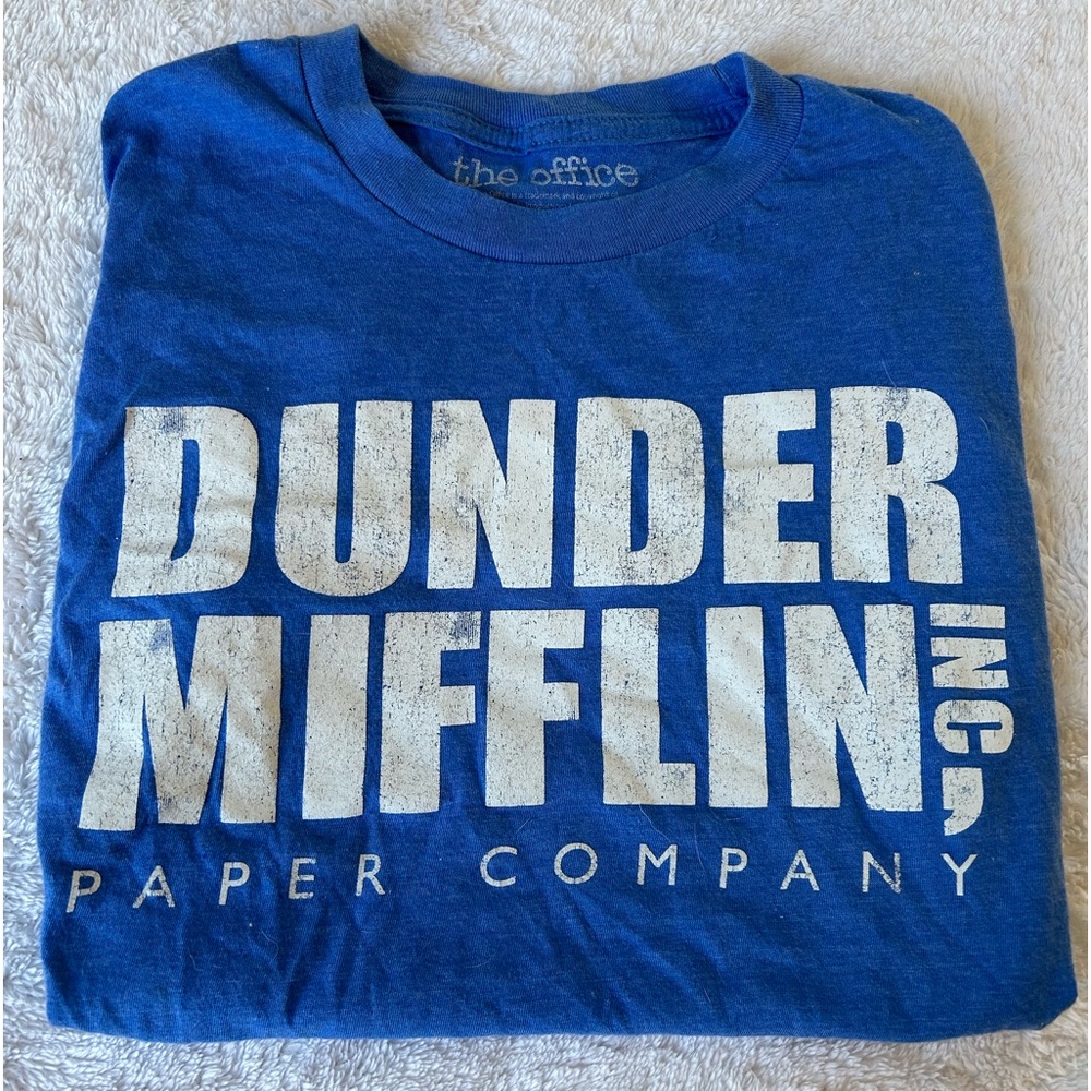 Ripple Junction, “The Office,” women’s t-shirt. Size S. Medium blue. VGUC